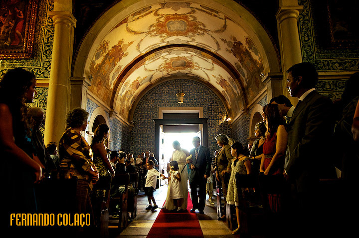 Entrance to the bride at the Church of Santa Maria in Óbidos.